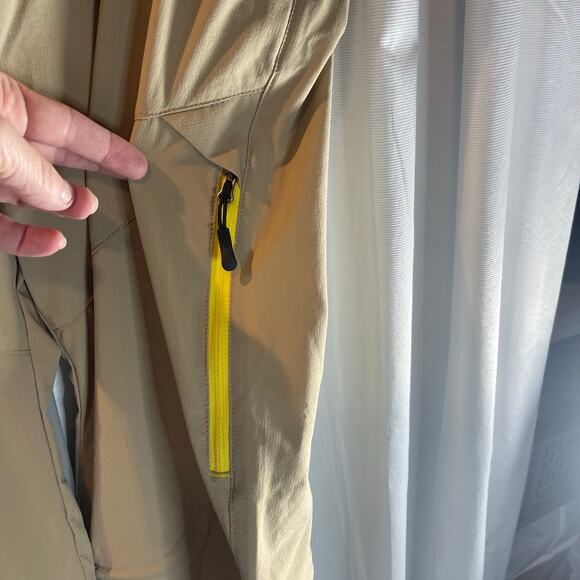 Outdoor Mens pant/zipper shorts Tan with pockets size 36 - Picture 6 of 7